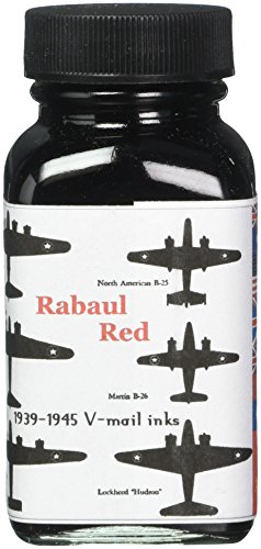 Noodler's Ink Refills V-mail Rabaul Red Bottled Ink - ND-19058