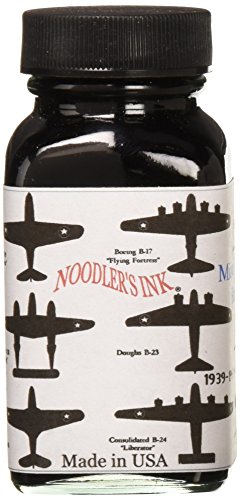 Noodler's Ink Fountain Pen Bottled Ink, 3oz, VMail Midway Blue