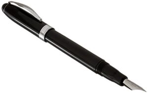 luxury brands noodler's ink ahab flex nib black piston fill fountain pen (15001)