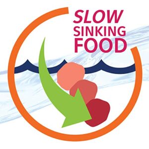 Aqueon Cichlid Slow Sinking Fish Food Pellets, Medium Size, 25 Ounce