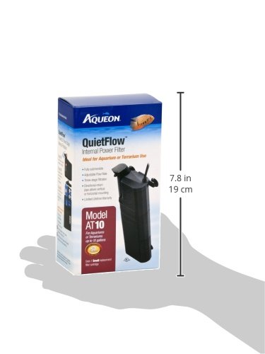 Aqueon Quietflow Internal Power Filter, 10 Gallon,