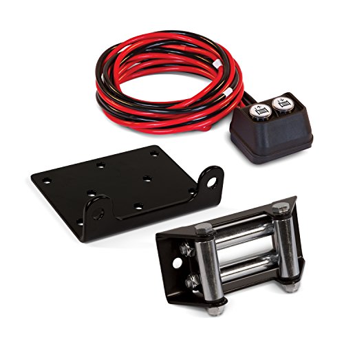 Champion 3000-lb. ATV/UTV Winch Kit, BLACK,RED