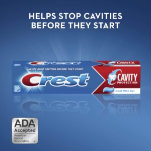 Crest Cavity Protection Toothpaste Gel, Cool Mint, 8.2 oz