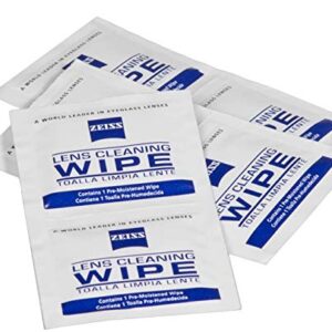 Zeiss Pre-Moistened Lens Cleaning Wipes - Cleans Bacteria, Germs and Without Streaks for Eyeglasses and Sunglasses - (50 Count)