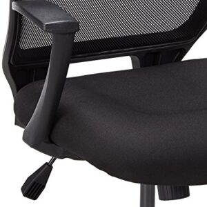 Lorell Executive Mid-Back Work Chair 2.6" Height X 62.5" Width X 26.8" Length Black