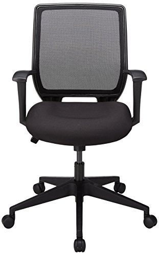 Lorell Executive Mid-Back Work Chair 2.6" Height X 62.5" Width X 26.8" Length Black