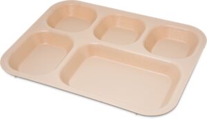 polycarbonate 5-compartment tray