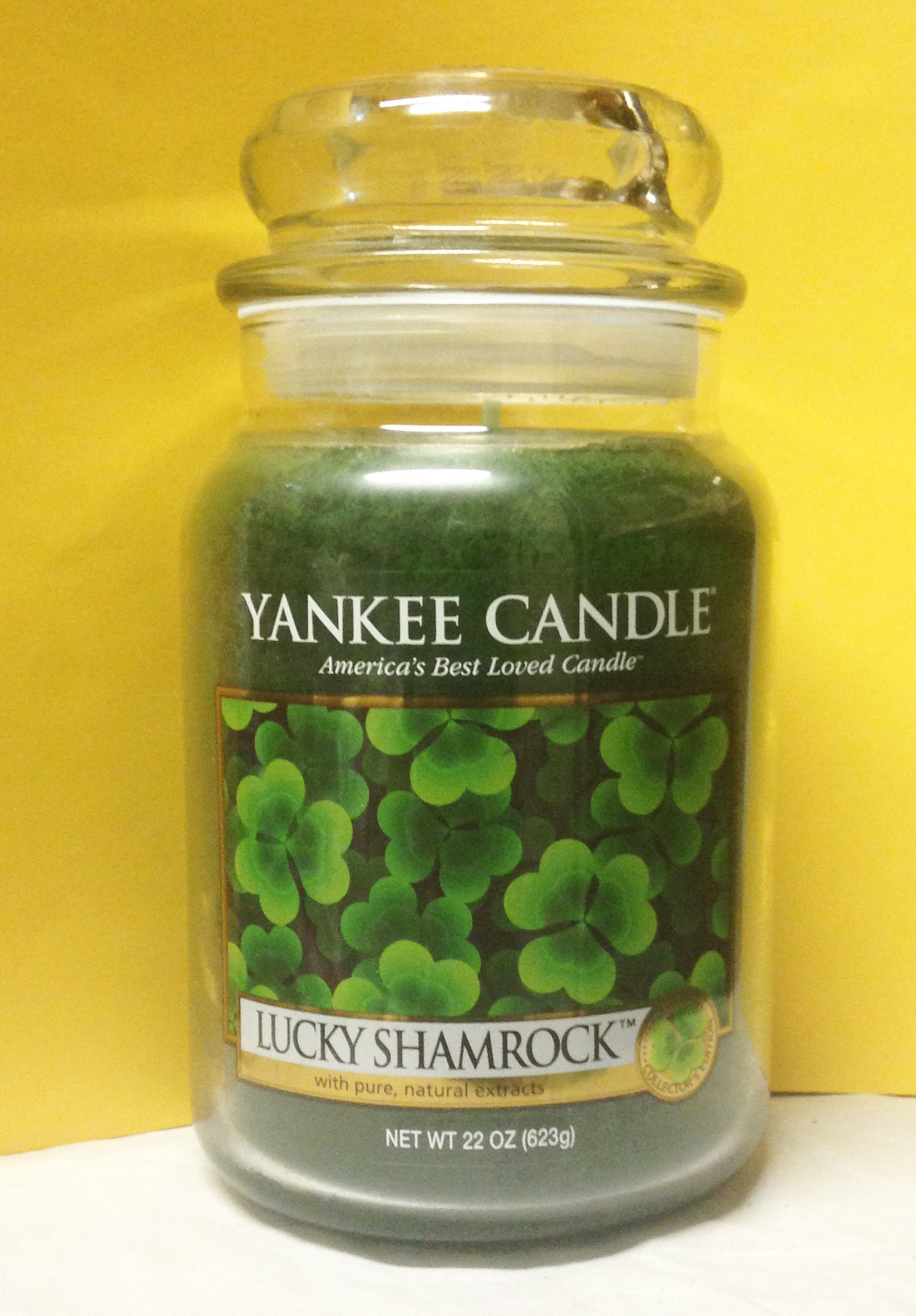 Yankee Candle Large Jar 22 oz. "Lucky Shamrock"