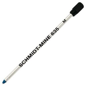 schmidt 635m single blue refill for swarovski pen with plastic refill holder