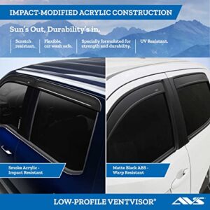 Auto Ventshade [AVS] Low Profile Ventvisor | 2010 - 2023 Toyota 4Runner, Smoke - 4 pc. | 894027