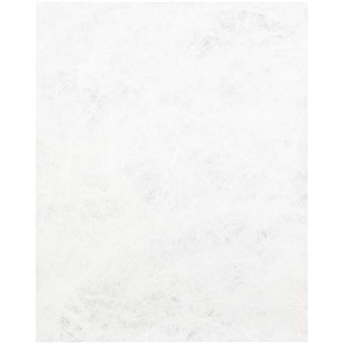 JAM PAPER Tyvek 14lb Tear-Proof Paper (55 gsm) - Pack of 50 Sheets - 8.5 x 11 - Waterproof White Paper