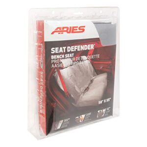 ARIES 3146-01 Seat Defender 58-Inch x 55-Inch Grey Waterproof Universal Bench Car Seat Cover Protector