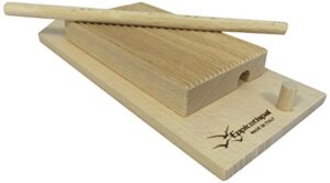 eppicotispai garganelli and gnocchi stripper with paddle, natural beechwood, brown