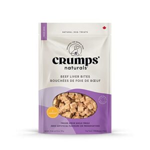 Crumps' Naturals Beef Liver Bites For Pets, 4.8-Ounce