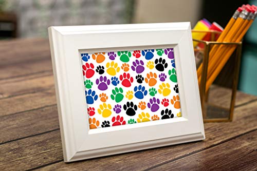 Teacher Created Resources Colorful Paw Prints Postcard (4799), Multi