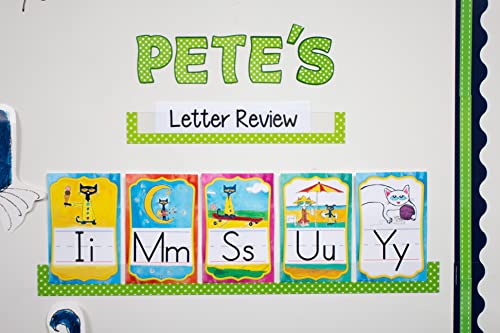 Teacher Created Resources Lime Polka Dots Funtastic Font 4" Letters Combo Pack (TCR5345)