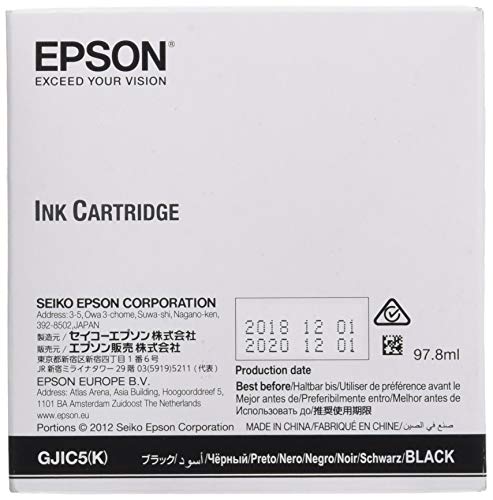 Epson GJIC5K GP-C831 Ink Cartridge, Black