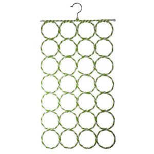 28 Circles Clothes Tie Scarf Rack Hanger DIY Rack Holder Organizer