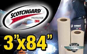 3m clear bra paint protection bulk film roll 3-by-84-inches