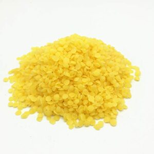 Beesworks Beeswax Pellets, Yellow, 1lb-Cosmetic Grade-Triple Filtered Beeswax (1)