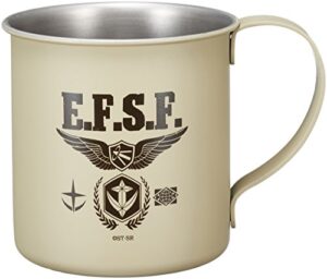 mobile suit gundam - earth federation forces stainless mug cup
