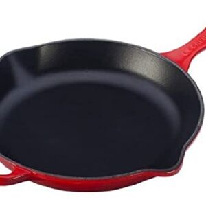 Le Creuset Enameled Cast Iron Signature Iron Handle Skillet, 11.75" (2-3/8 qt.), Cerise