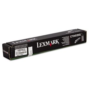 lexmark c734x20g c734x20g photoconductor kit, 20000 page yield, black