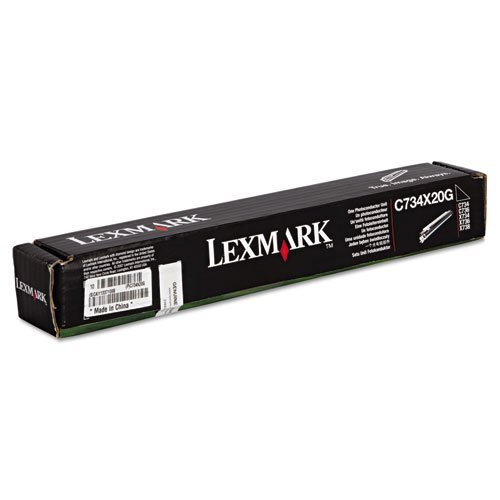 Lexmark C734X20G C734X20G Photoconductor Kit, 20000 Page Yield, Black