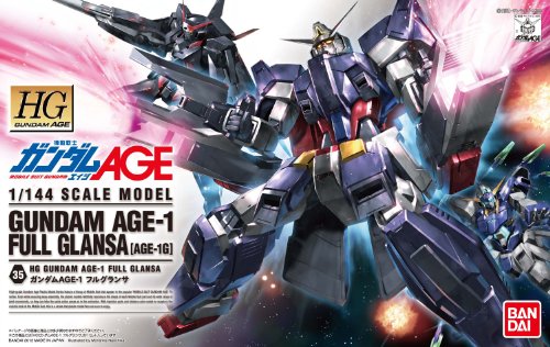 Bandai Hobby #35 Gundam Age-1 Full Gransa Gundam Age 1/144 High Grade Figure Model Kit, 181338