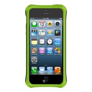 Ballistic AP1085-A005 Aspira Series Case for iPhone 5 - 1 Pack - Retail Packaging - Black/Lime Green