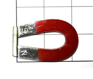 horseshoe magnet - 50 mm- 2 1/4"x 1 1/2" chrome style