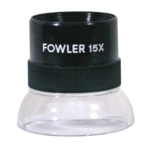 fowler 52-660-015 optical magnifier, 15x magnification, 3 lenses