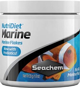 seachem nutridiet marine flakes with probiotics 30g/ 1 oz (1092)