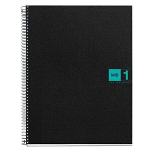 miquelrius single subject spiral notebook, graph/quad pages, green, 80 sheets (8.5" x 11")