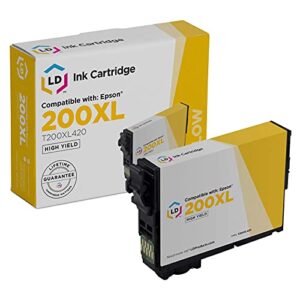 ld products remanufactured ink cartridge replacement for epson 200xl ( yellow )