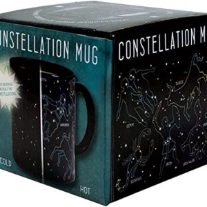 The Unemployed Philosophers Guild Heat Changing Constellation Mug - Add Coffee or Tea and 11 Constellations Appear - Comes in a Fun Gift Box