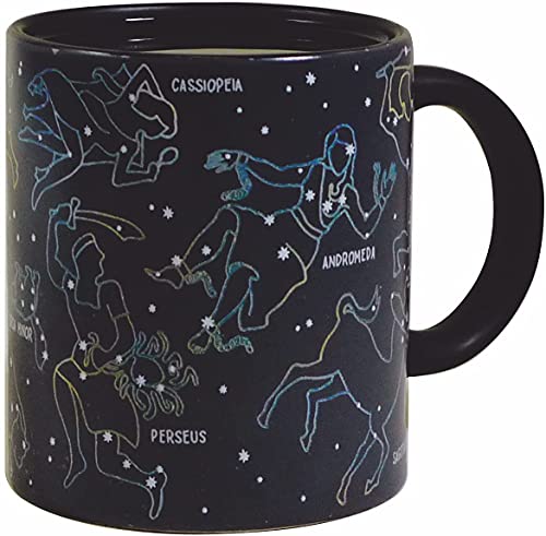 The Unemployed Philosophers Guild Heat Changing Constellation Mug - Add Coffee or Tea and 11 Constellations Appear - Comes in a Fun Gift Box