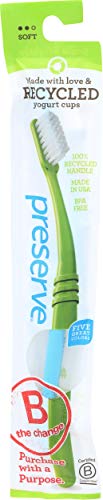 Preserve Adult Soft Toothbrush with Mailer Assorted Colors