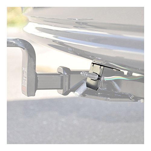 CURT 58002 Easy-Mount Vehicle Trailer Wiring Connector Mounting Bracket for 1-1/4-Inch Receiver, 4 or 5-Way Flat
