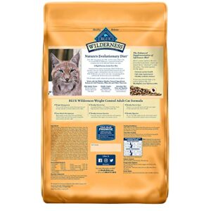 Blue Buffalo Wilderness High Protein, Natural Adult Weight Control Dry Cat Food, Chicken 11-lb