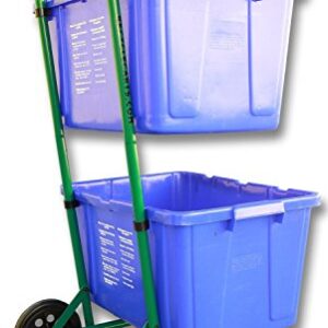 Recycle Cart for Recycle Bins Robust Recycle Cart for Simple Recycle Bin Moving | Recycle Caddy (Single Pack)