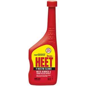 iso-heet water remover and premium fuel line antifreeze + injector cleaner - helps increase gas mileage - improves engine performance - year round performance, 12 fl. oz. (28202-24pk)