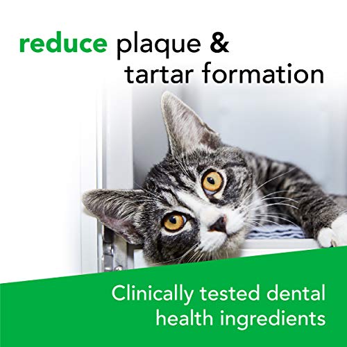 VetriScience Perio Plus Teeth Cleaning Treats for Cats, Chicken, 60 Chews - Plaque Control, Fresh Breath and Gum Health for Cats