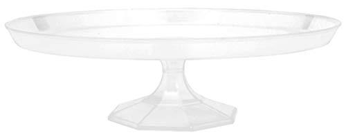 Amscan 438196.86 Clear Dessert Stand Medium, 1 piece