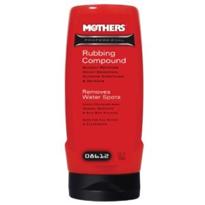 mothers 08612 professional rubbing compound - 12 oz.
