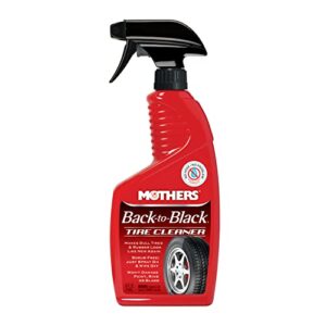 mothers 09324 back-to-black tire cleaner, 24 fl. oz.