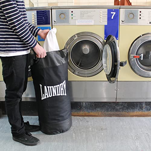 Suck UK | Laundry Bag | Punching Bag Shaped Hampers For Laundry | Laundry Basket & Dorm Room Essentials | Gifts For Men | Dirty Clothes Hamper For Knock Out Boys Bedroom Decor | Black Laundry Hamper