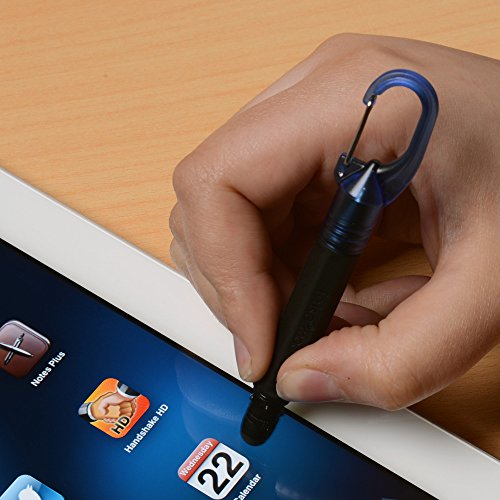 Nite Ize Inka Mobile Pen and Stylus (IMP-M1-R7),Black with blue ink