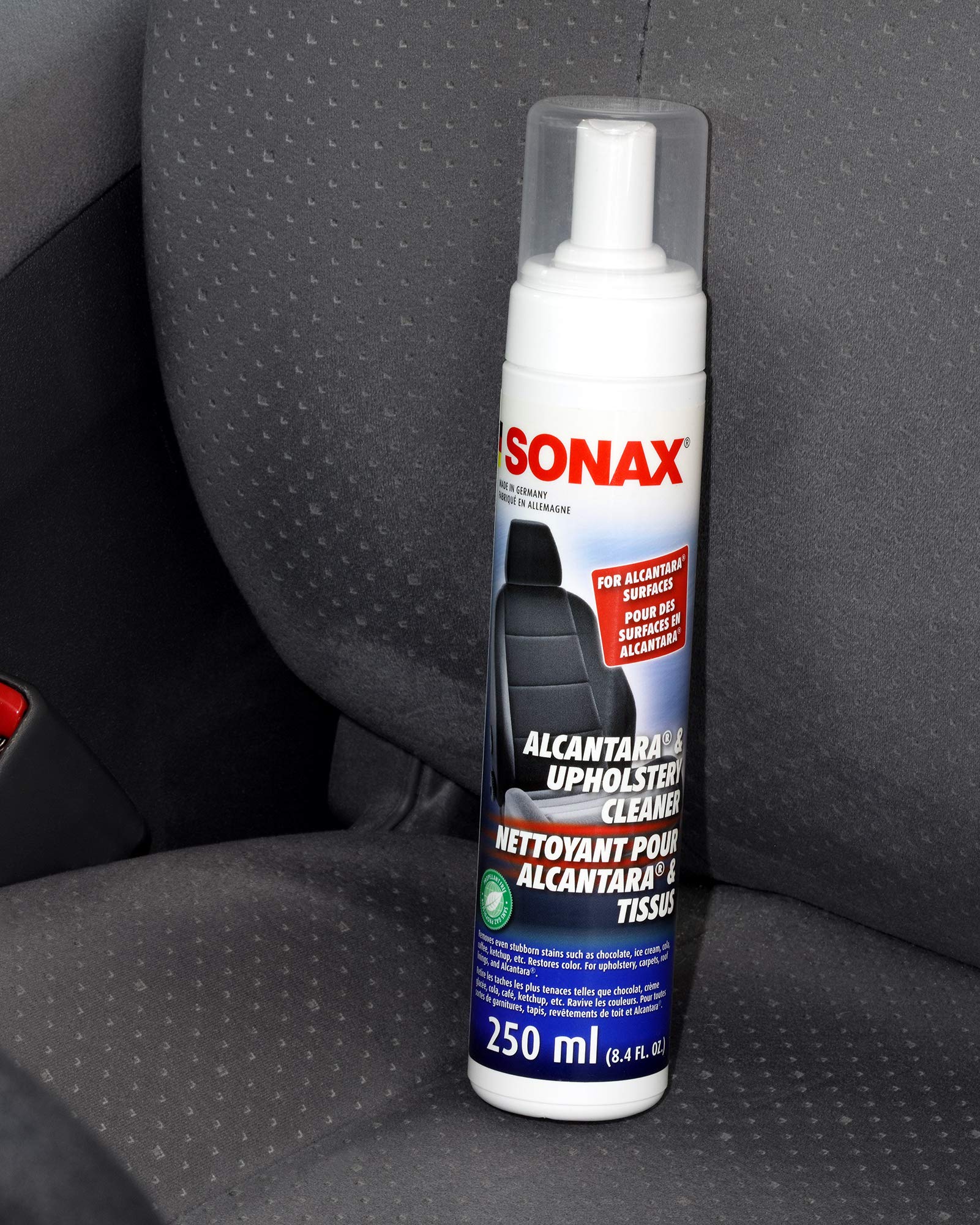 Sonax (206141) Upholstery and Alcantara Cleaner - 8.45 fl. oz., 250 Milliliter