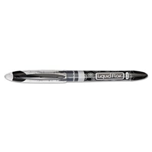 liquid flair porous point stick pen, black ink, medium, dozen